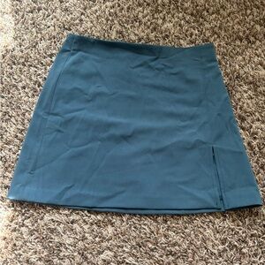 Aritzia Sunday Best Teal A-Line Mini Skirt - Women